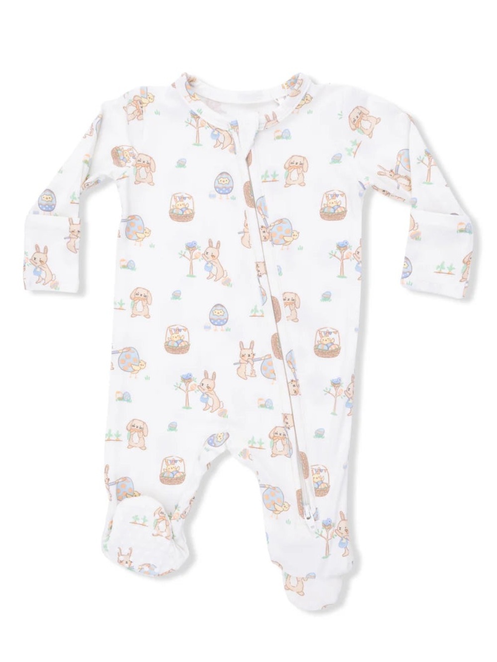 Angel Dear Bunny Easter Egg Hunt Footie 0-3 3-6 6-9 months